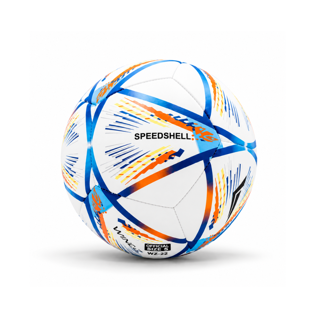 Wingz WZ-22 Official Size 5 Football Ball Machine Stitched
