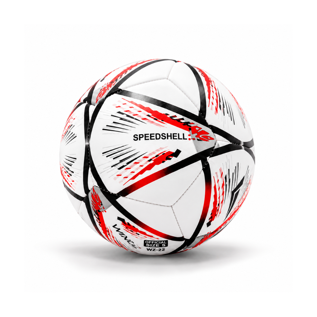 Wingz WZ-22 Official Size 5 Football Ball Machine Stitched